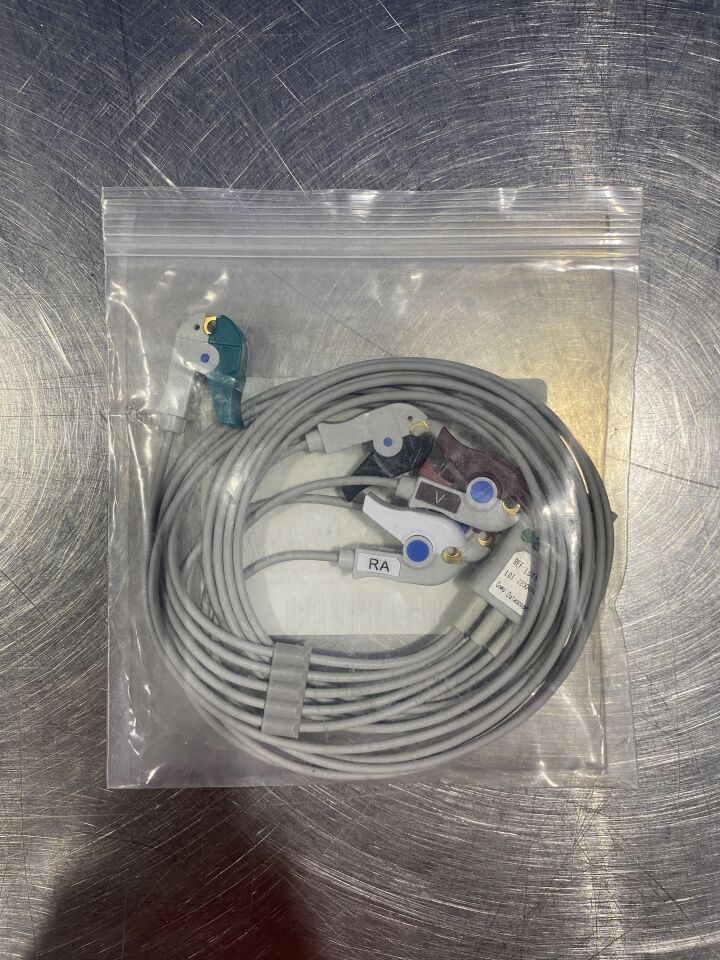 RUSH HOUR BIOMEDICAL SERVICES LDT5-90P0 ECG Leadwire 5 Leads Pinch