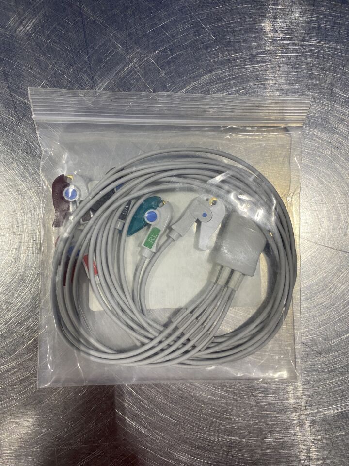 RUSH HOUR BIOMEDICAL SERVICES LDT5-90P0 ECG Leadwire 5 Leads Pinch