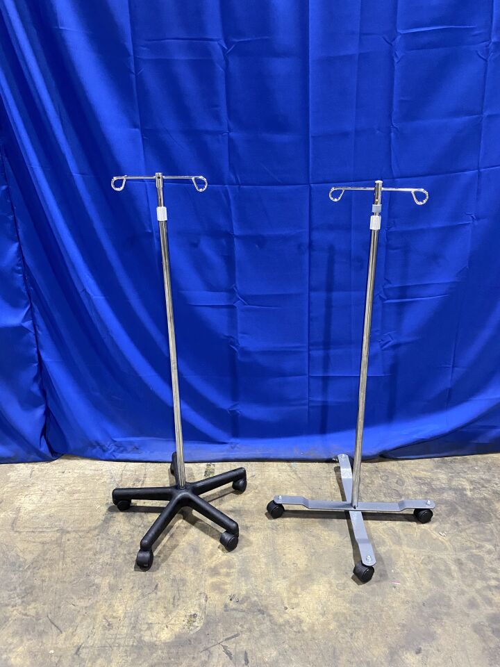 Lot of IV Poles