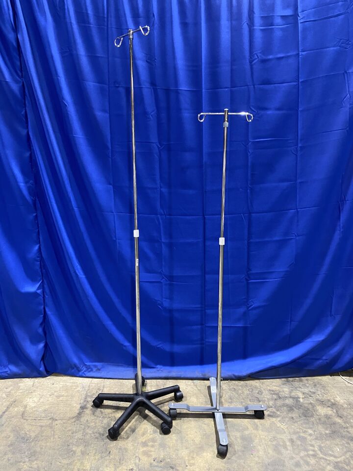 Lot of IV Poles