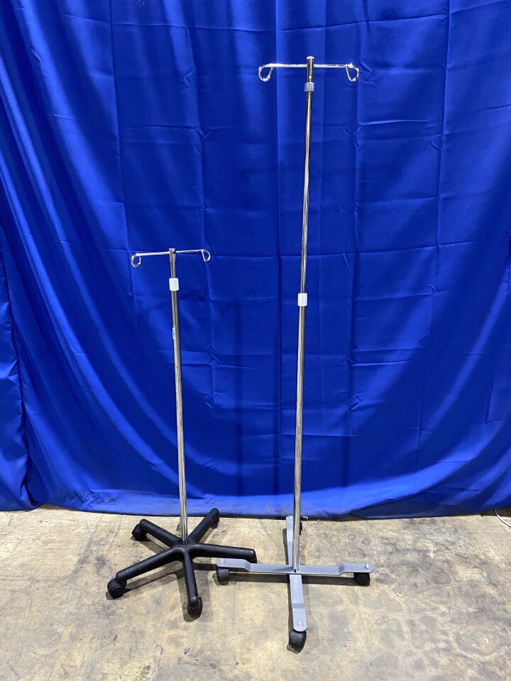 Lot of IV Poles