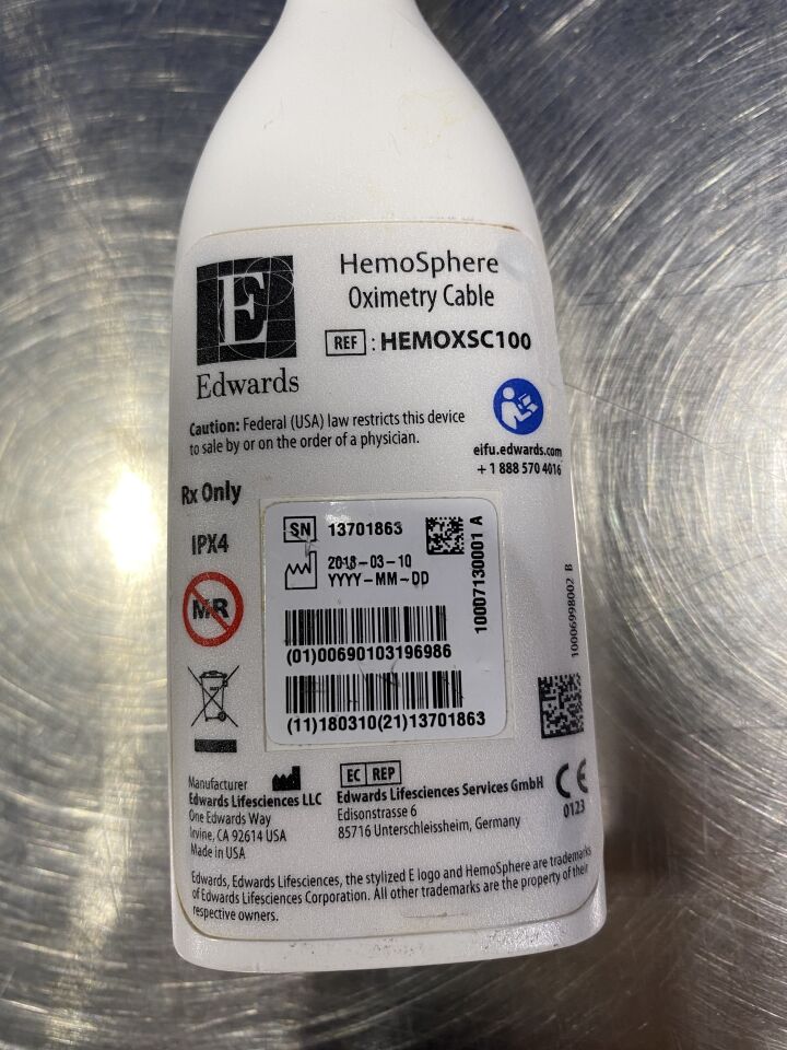 EDWARDS Hemosphere HEMOXSC100 - SPO2 Probe