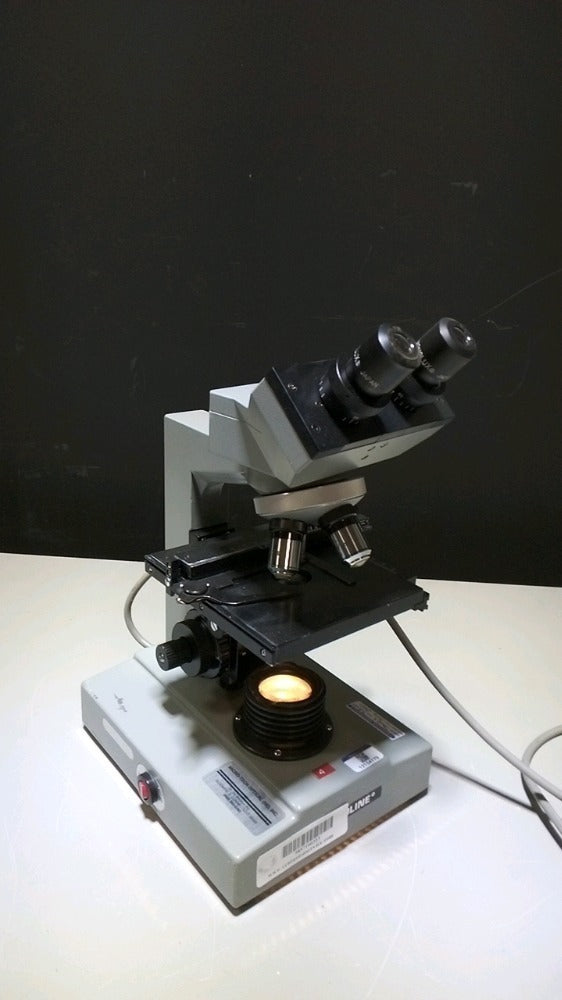 BRISTOLINE LAB MICROSCOPE WITH 4 OBJECTIVES