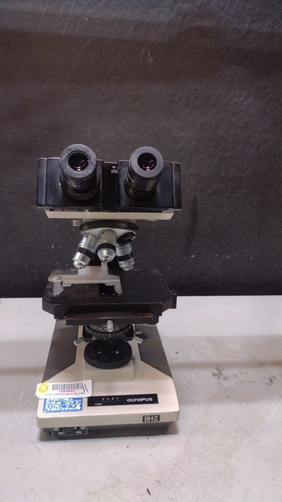 OLYMPUS BH-2 LAB MICROSCOPE WITH 3 OBJECTIVES