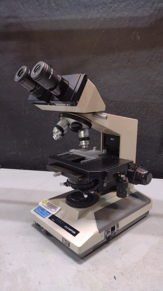 OLYMPUS BH-2 LAB MICROSCOPE WITH 3 OBJECTIVES