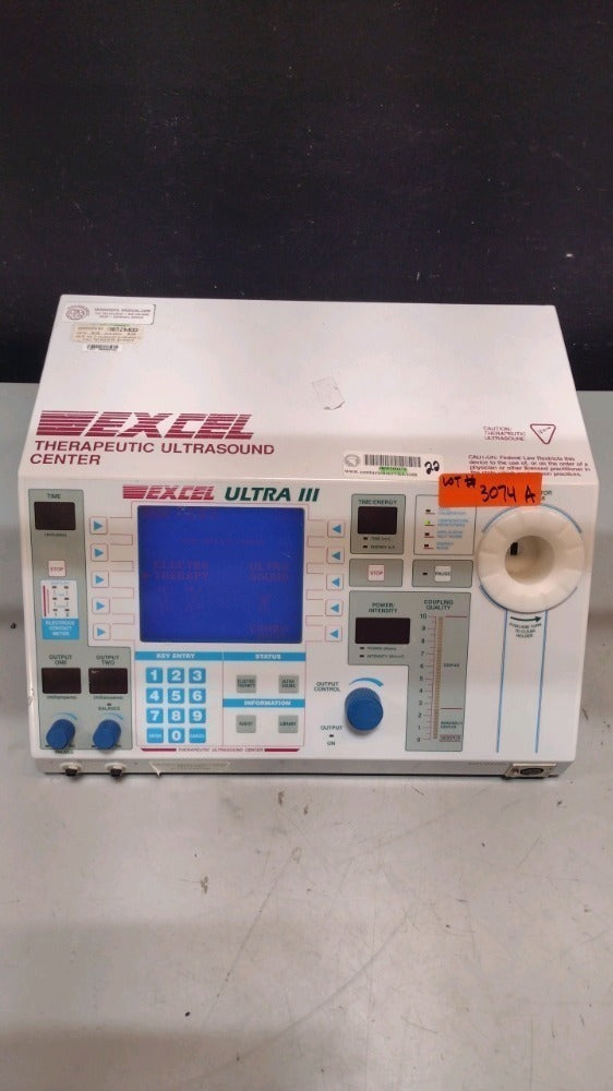 EXCEL ULTRA III PT ULTRASOUND MACHINE