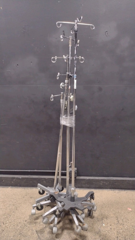 LOT OF IV POLES