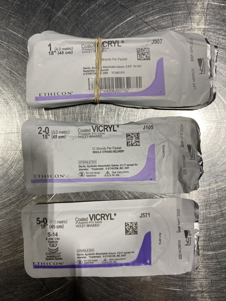 ETHICON Various Sutures