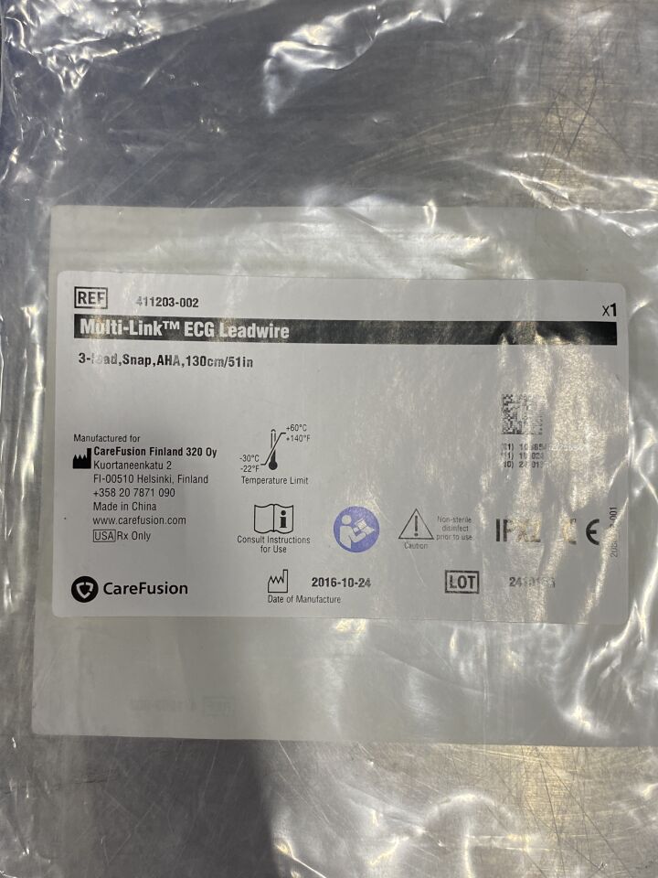 CAREFUSION Various ECG Cable and Leadwire