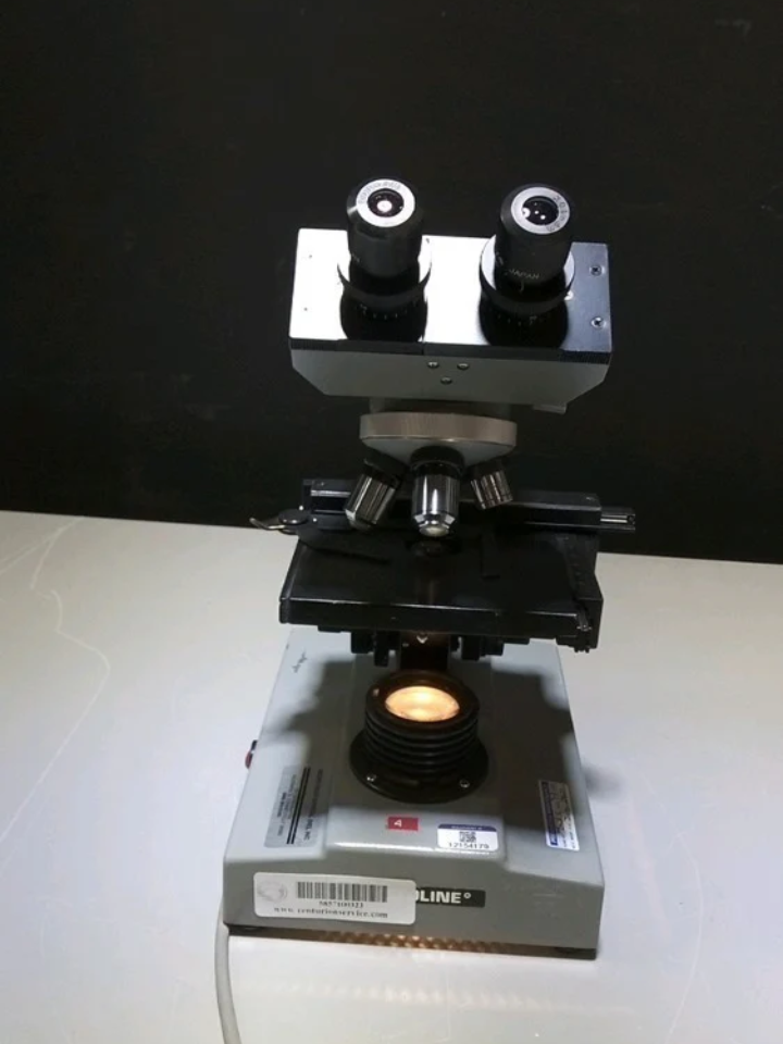 BRISTOLINE LAB MICROSCOPE WITH 4 OBJECTIVES