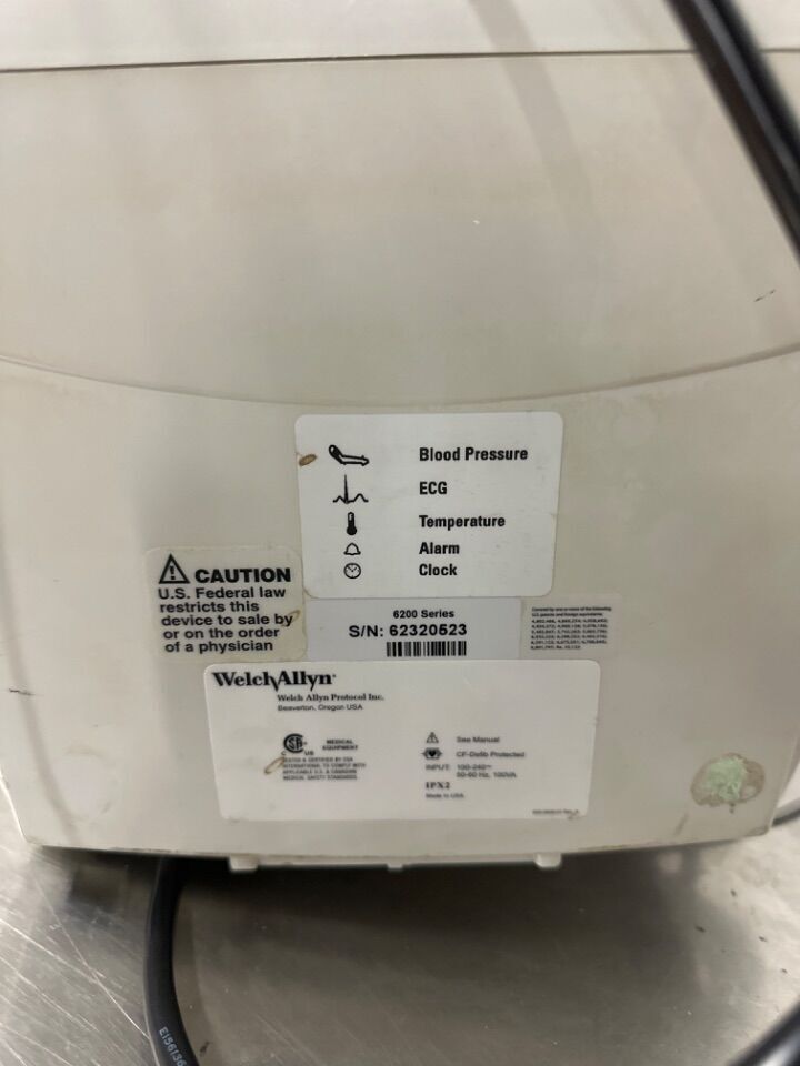 6200 SERIES Welch Allyn BP Monitor