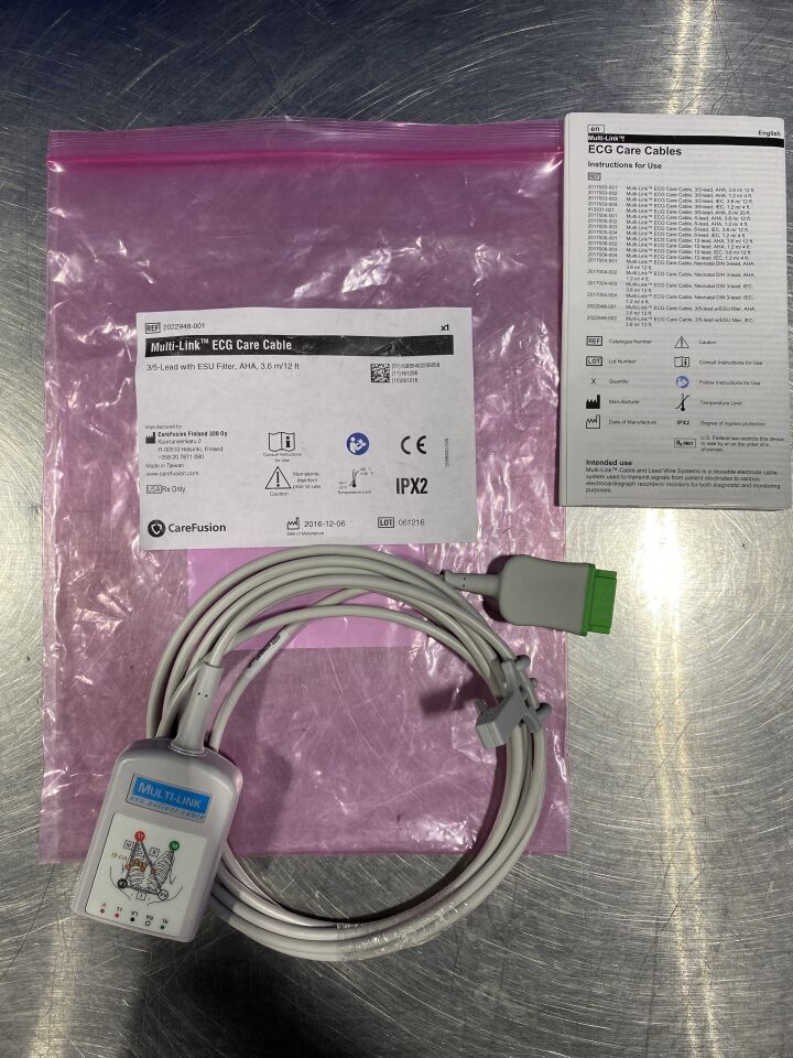 CAREFUSION Various ECG Cable and Leadwire