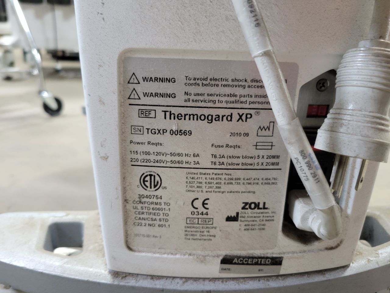 ZOLL Thermoguard XP Patient Warmer