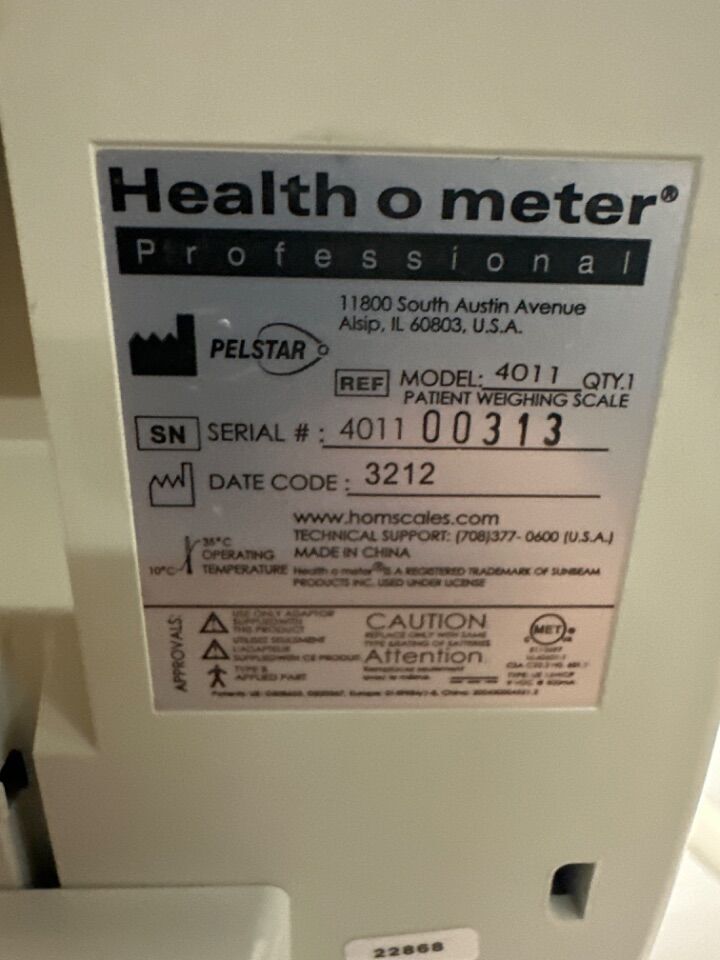 HEALTH-O-METER Professional 4011 Digital Scale