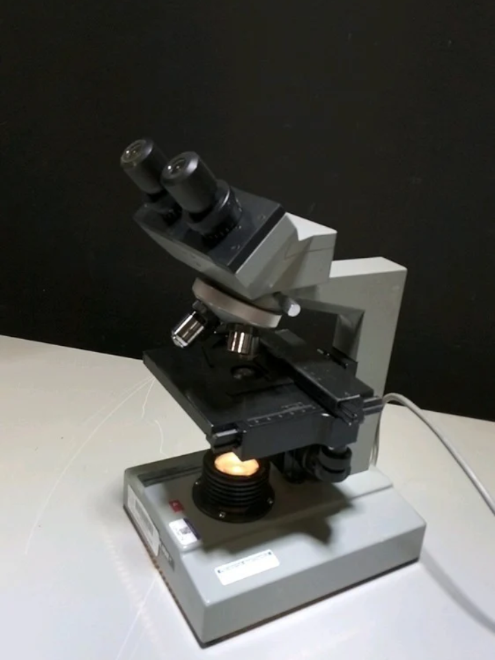 BRISTOLINE LAB MICROSCOPE WITH 4 OBJECTIVES