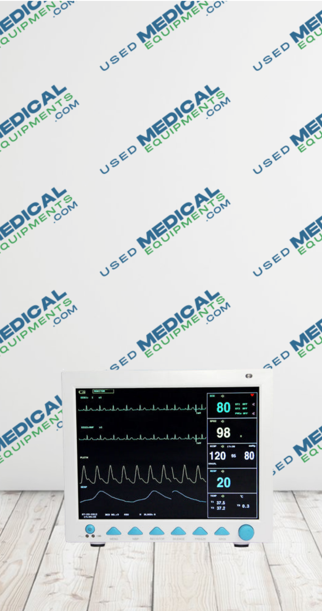 ICU CCU Portable Patient Monitor Vital Signs 7-Parameter CMS8000 Cardiac Machine