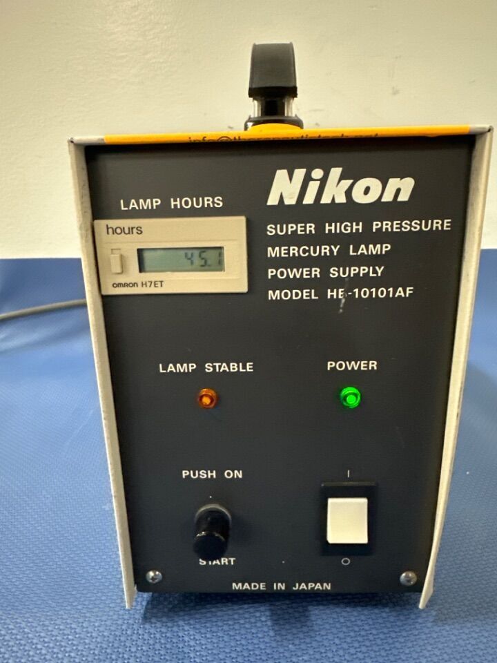 NIKON HE-10101AF Lamp Power Supply Microscope