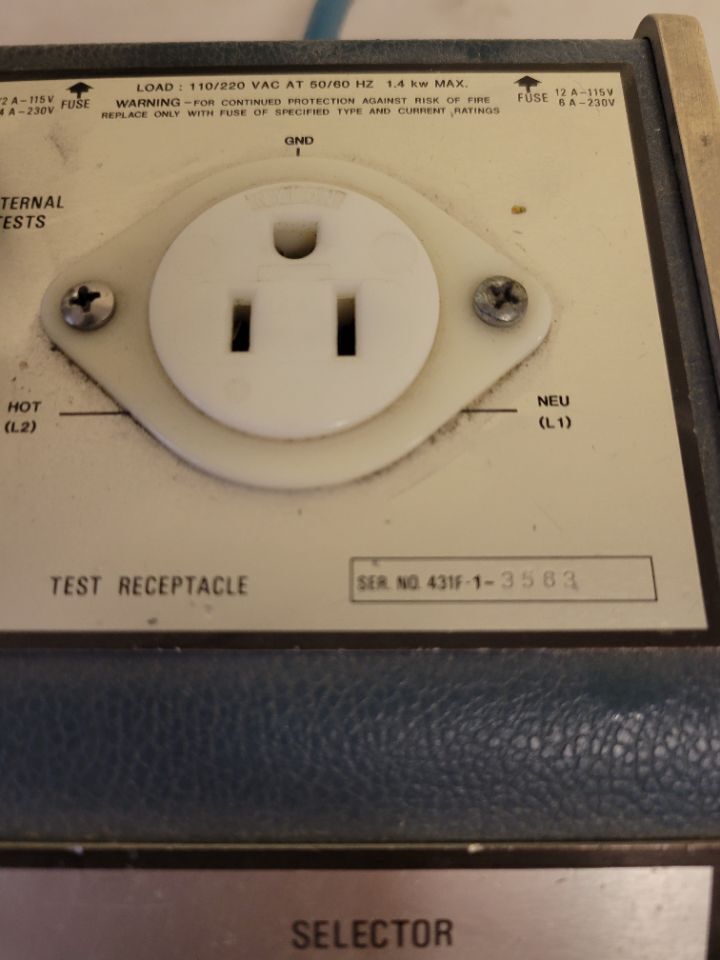 NEURODYNE-DEMPSEY 431F Safety Tester