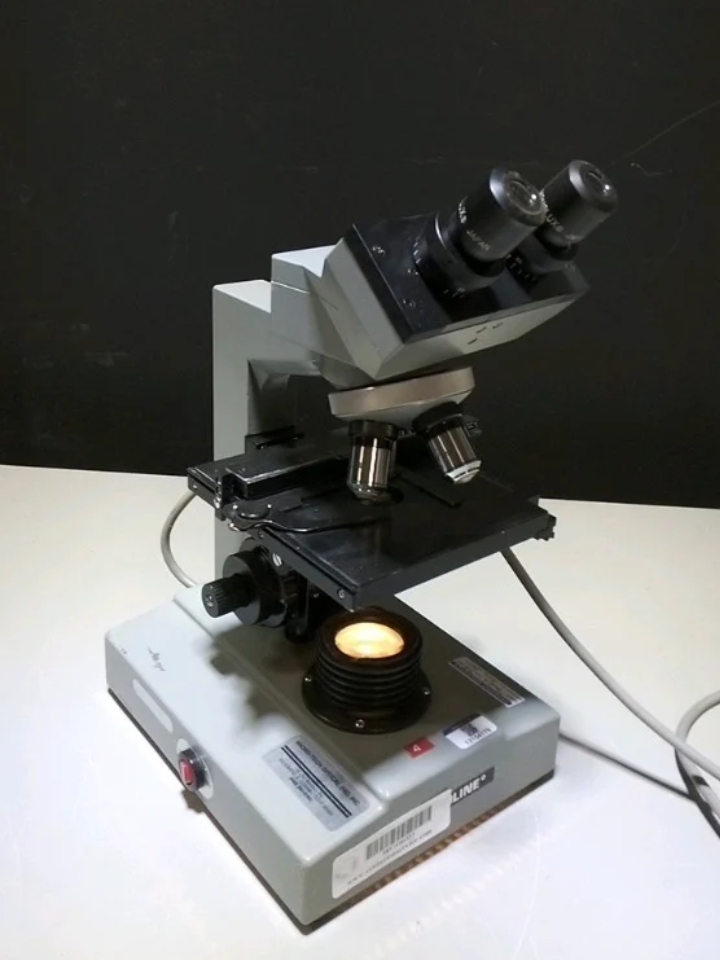 BRISTOLINE LAB MICROSCOPE WITH 4 OBJECTIVES