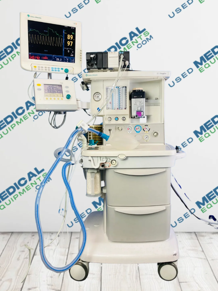 GE Datex Ohmeda Aespire 7100 Anesthesia Machine w/ GE B40 Anesthesia Monitor