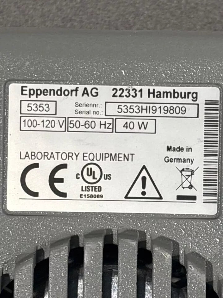 EPPENDORF MixMate 5353 Centrifuge